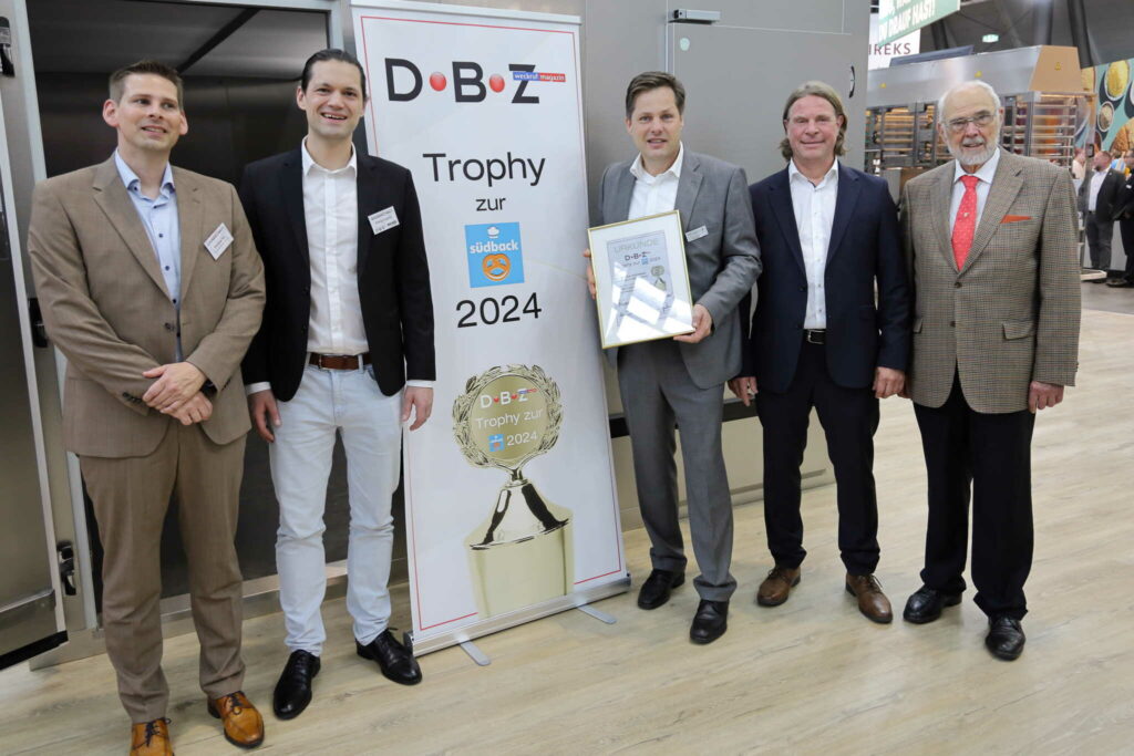 DBZ Trophy zur Südback für DES²MAN von Ungermann Systemkälte