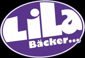 Das Logo des Lila Bäckers.
