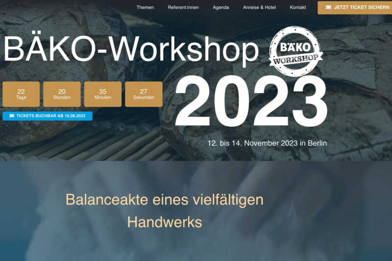 Bäko Workshop: Balanceakte eines vielfältigen Handwerks