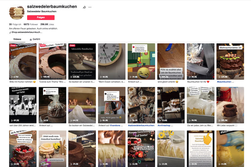 Internethype um Salzwedeler Baumkuchen