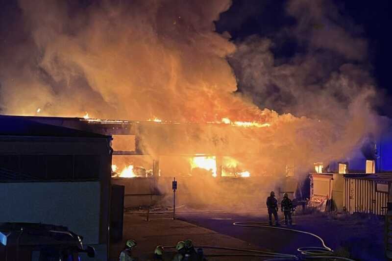 Brand in Berliner Bäckerei