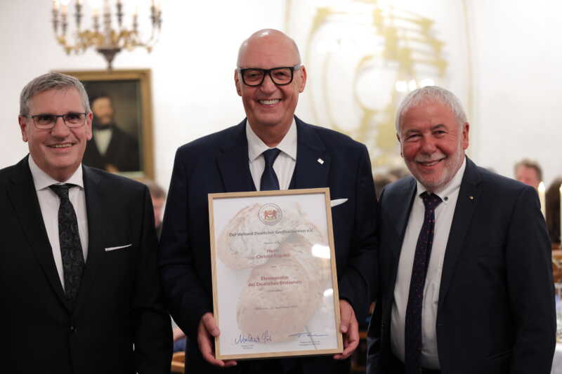Hartmut Grahn und Christof Engelke in den Brotsenat aufgenommen