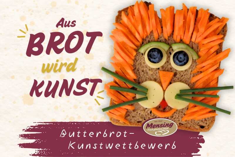 Bäckerei Mensing beteiligt sich am Butterbrot-Kunstwettbewerb